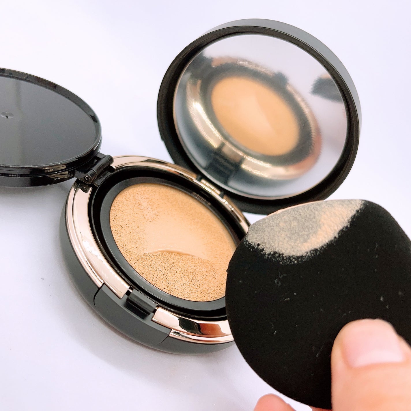 オリジナル ピュア セラム カバーアップ クッション/bareMinerals/クッションファンデーションを使ったクチコミ(4枚目)