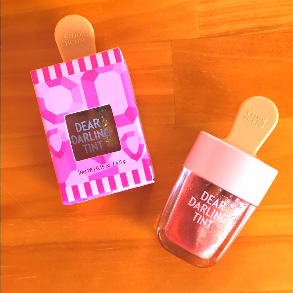 ディアダーリン ウォータージェルティント (アイスティント)/ETUDE/口紅を使ったクチコミ(1枚目)