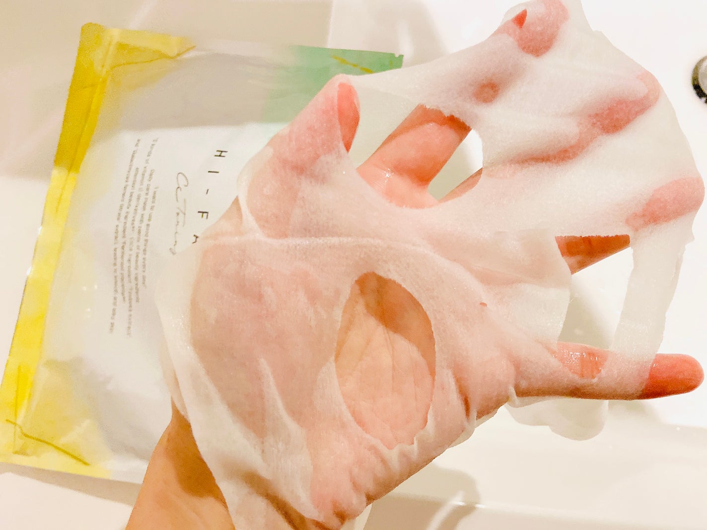 ハイフェイシャル HI-FACIAL CCトーニングマスク/ナチュラルガーデン/シートマスク・パックを使ったクチコミ(5枚目)