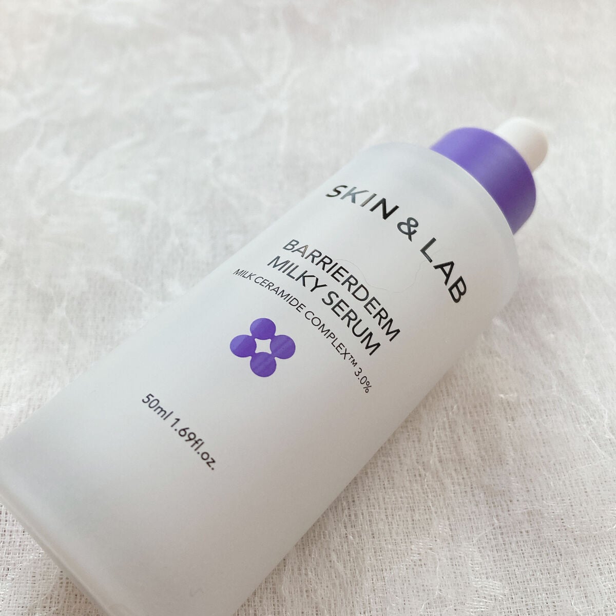 バリアダームミルキーセラム/SKIN&LAB/美容液を使ったクチコミ(3枚目)