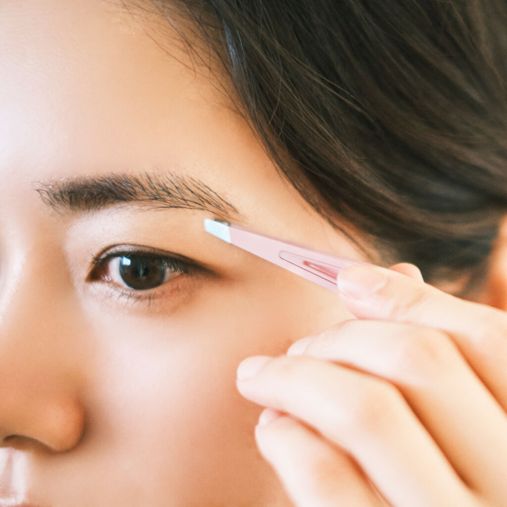 ズレずにつかむ毛抜き(ピンク)/貝印/毛抜きを使ったクチコミ（2枚目）