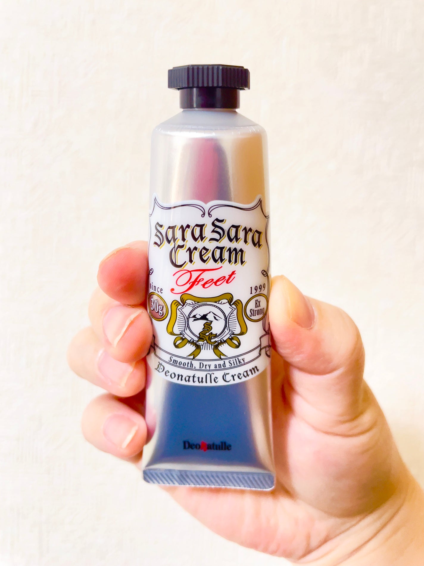 薬用足指さらさらクリーム/デオナチュレ/デオドラント・制汗剤を使ったクチコミ(2枚目)