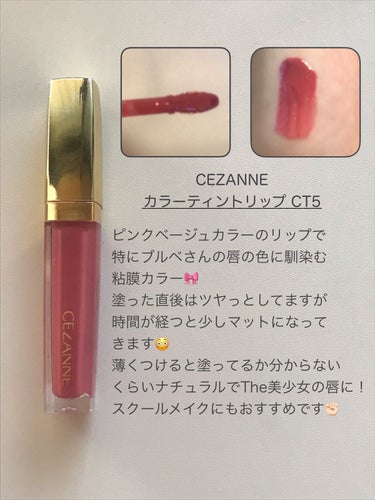 カラーティントリップ CT5 ピンクベージュ系/CEZANNE/口紅を使ったクチコミ（2枚目）