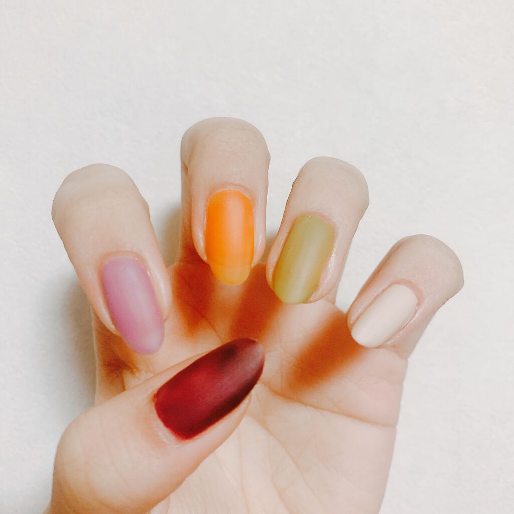 ウィンマックス ネイルケアシリーズ マットトップコート/DAISO/ネイルトップコートを使ったクチコミ(3枚目)