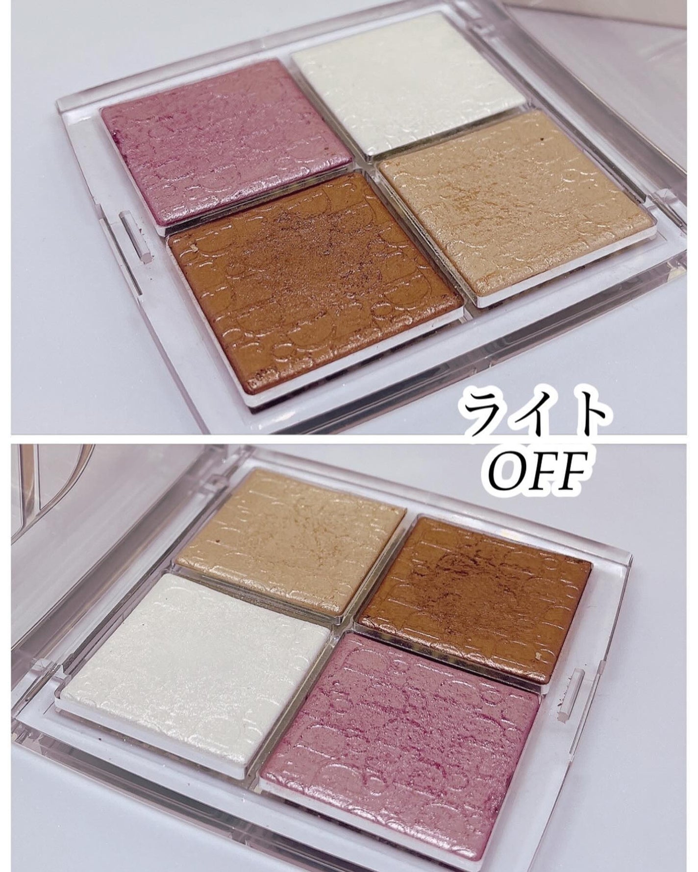 ディオール バックステージ フェイス グロウ パレット/Dior/ハイライトを使ったクチコミ(5枚目)