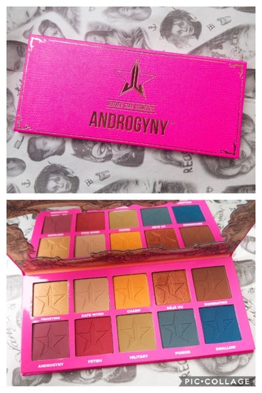 Androgyny Eyeshadow Palette/Jeffree Star Cosmetics/アイシャドウパレットを使ったクチコミ（4枚目）