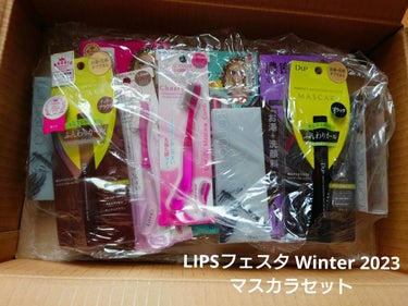 マスカラセット LIPSフェスタ Winter 2023/LIPS/メイクアップキットを使ったクチコミ（1枚目）