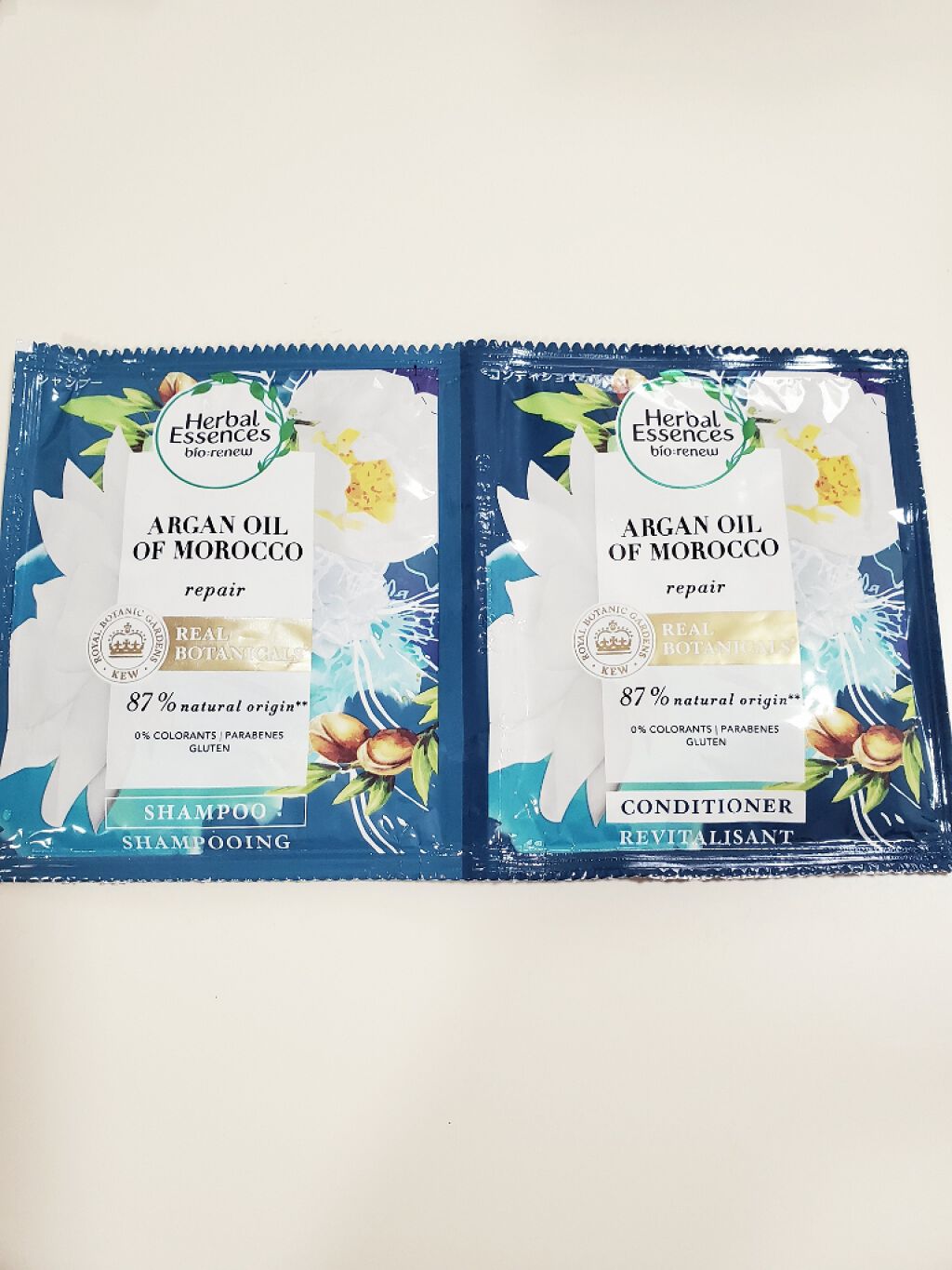 ビオリニュー モロッカンオイル シャンプー/コンディショナー/ハーバルエッセンス/市販シャンプーを使ったクチコミ(1枚目)