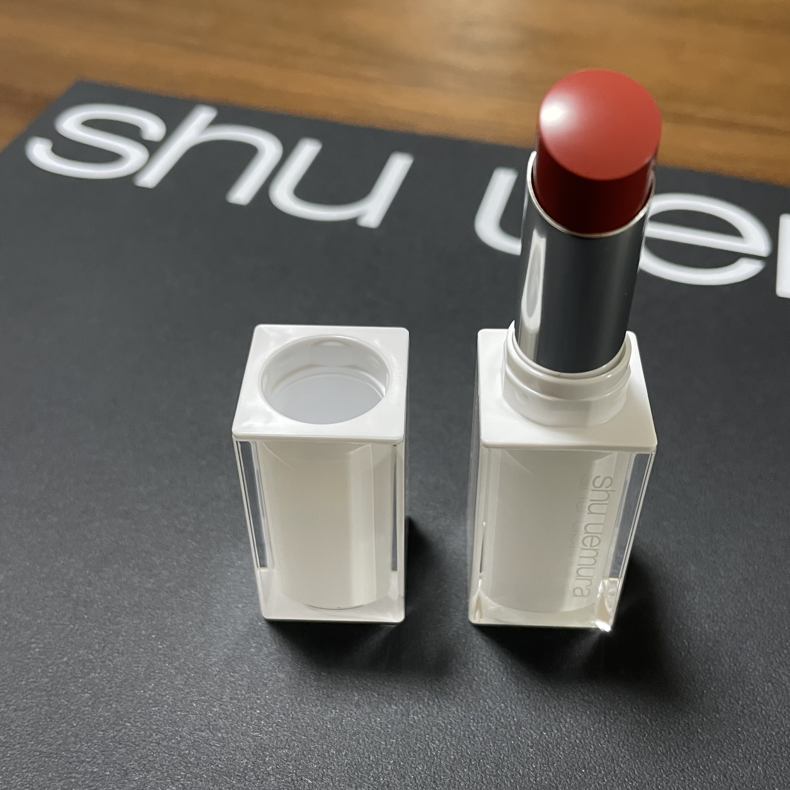 キヌケアヌード PK 347 ピンクマシュマロ/shu uemura/口紅を使ったクチコミ（3枚目）