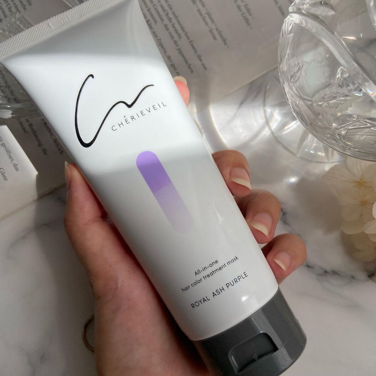 オールインワンヘアパック/シェリーヴェール/ヘアカラーを使ったクチコミ(2枚目)