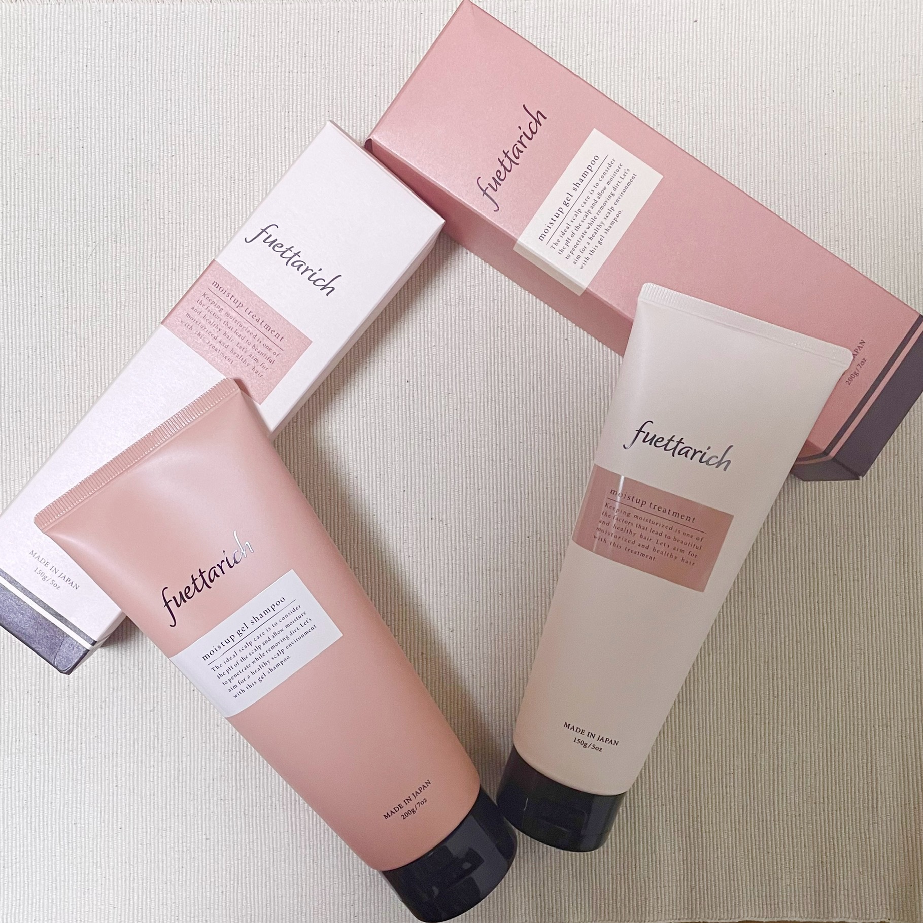 モイストアップ ジェル シャンプー/トリートメント｜fuettarich