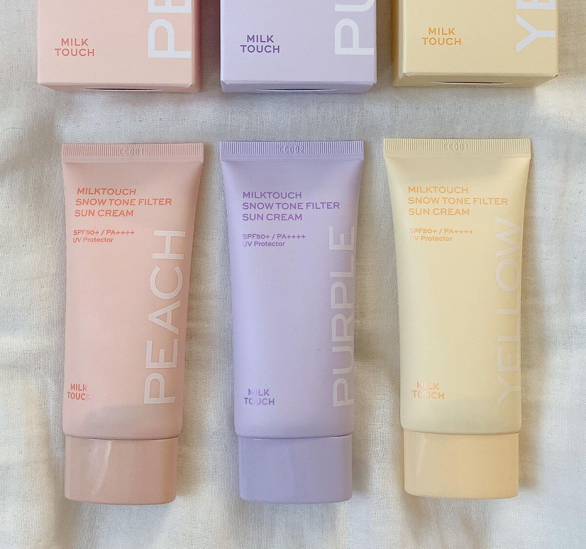 スノートーンフィルターサンクリーム/Milk Touch/日焼け止めクリームを使ったクチコミ(5枚目)