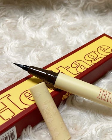 THE HERITAGE PEN EYELINER HP2. ブラウニー/MERZY/リキッドアイライナーを使ったクチコミ（2枚目）