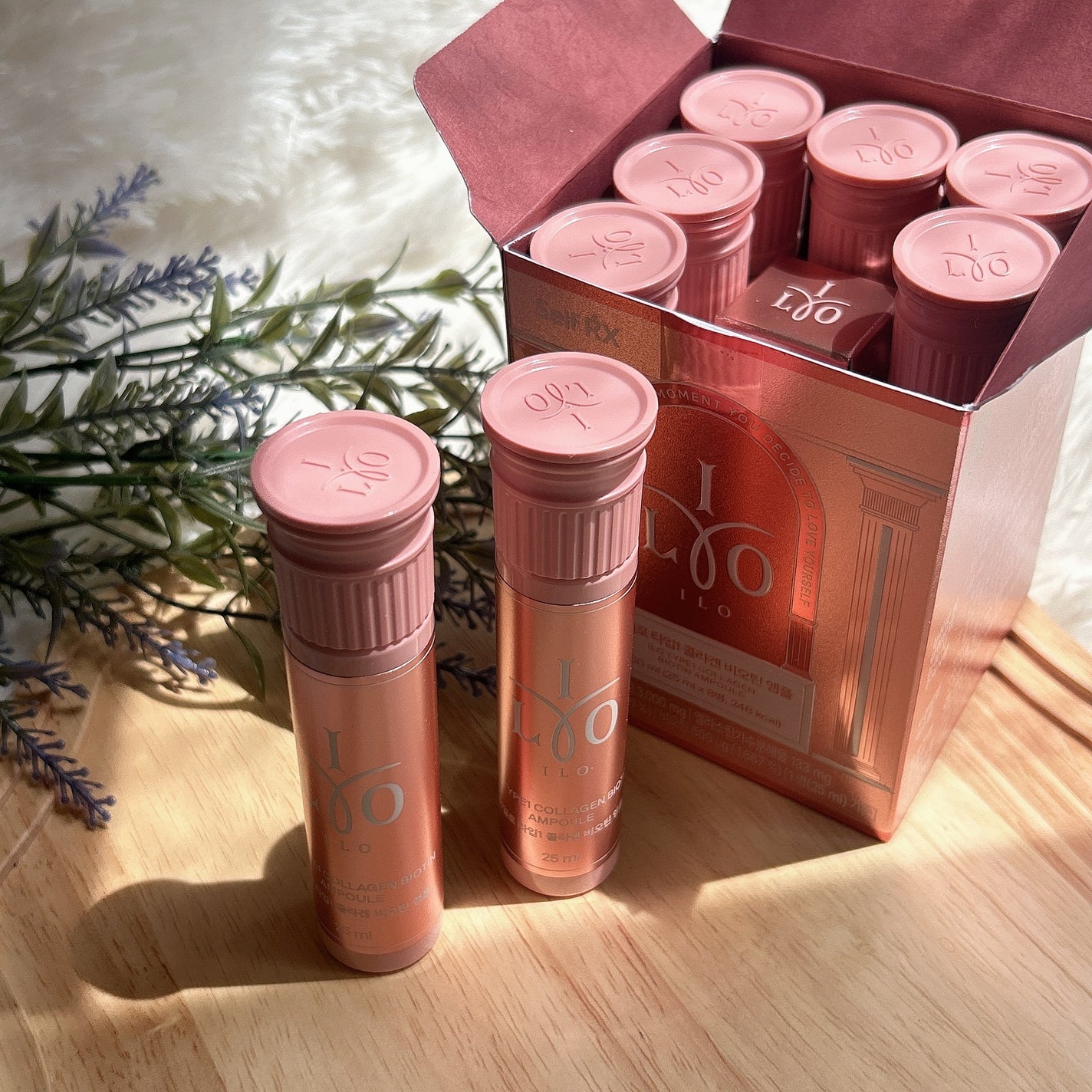 mogtan on LIPS 「ILOコラーゲンビオチンアンプルなんだか豪華なパッケージ..」(1枚目)