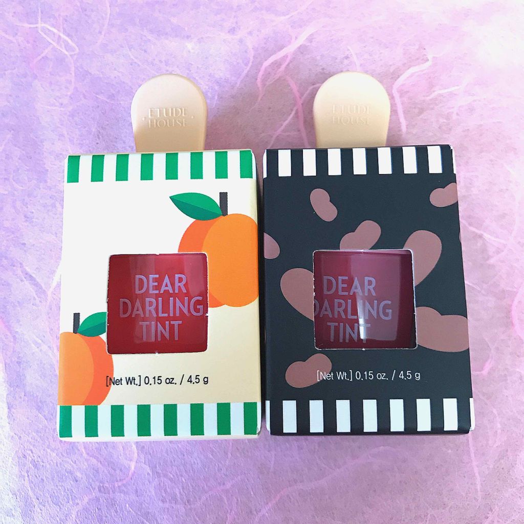 ディアダーリン ウォータージェルティント （アイスティント）/ETUDE/口紅を使ったクチコミ（1枚目）