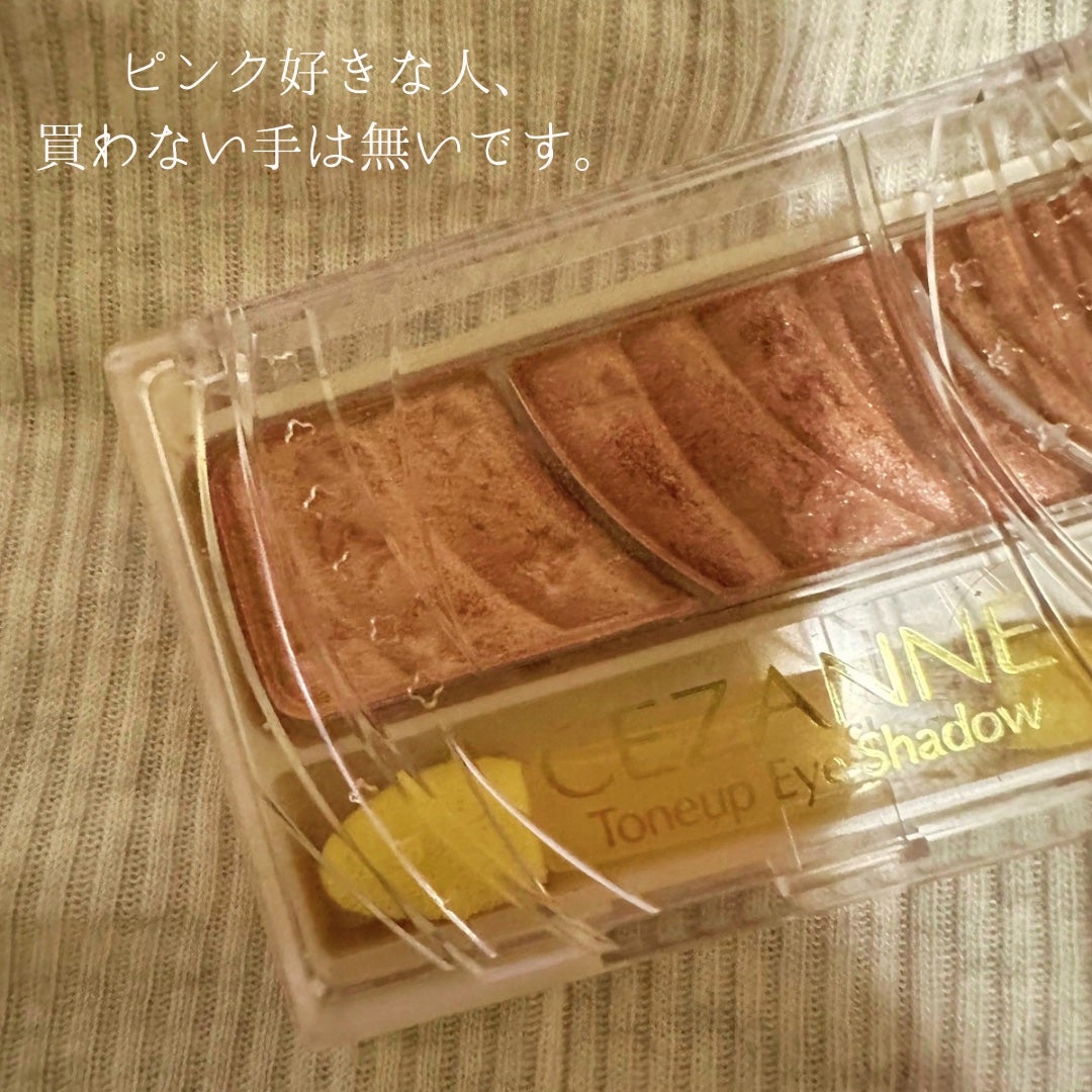 トーンアップアイシャドウ/CEZANNE/アイシャドウパレットを使ったクチコミ(1枚目)