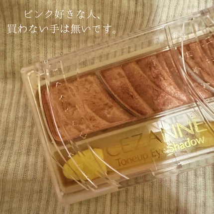 トーンアップアイシャドウ/CEZANNE/アイシャドウパレットを使ったクチコミ(1枚目)