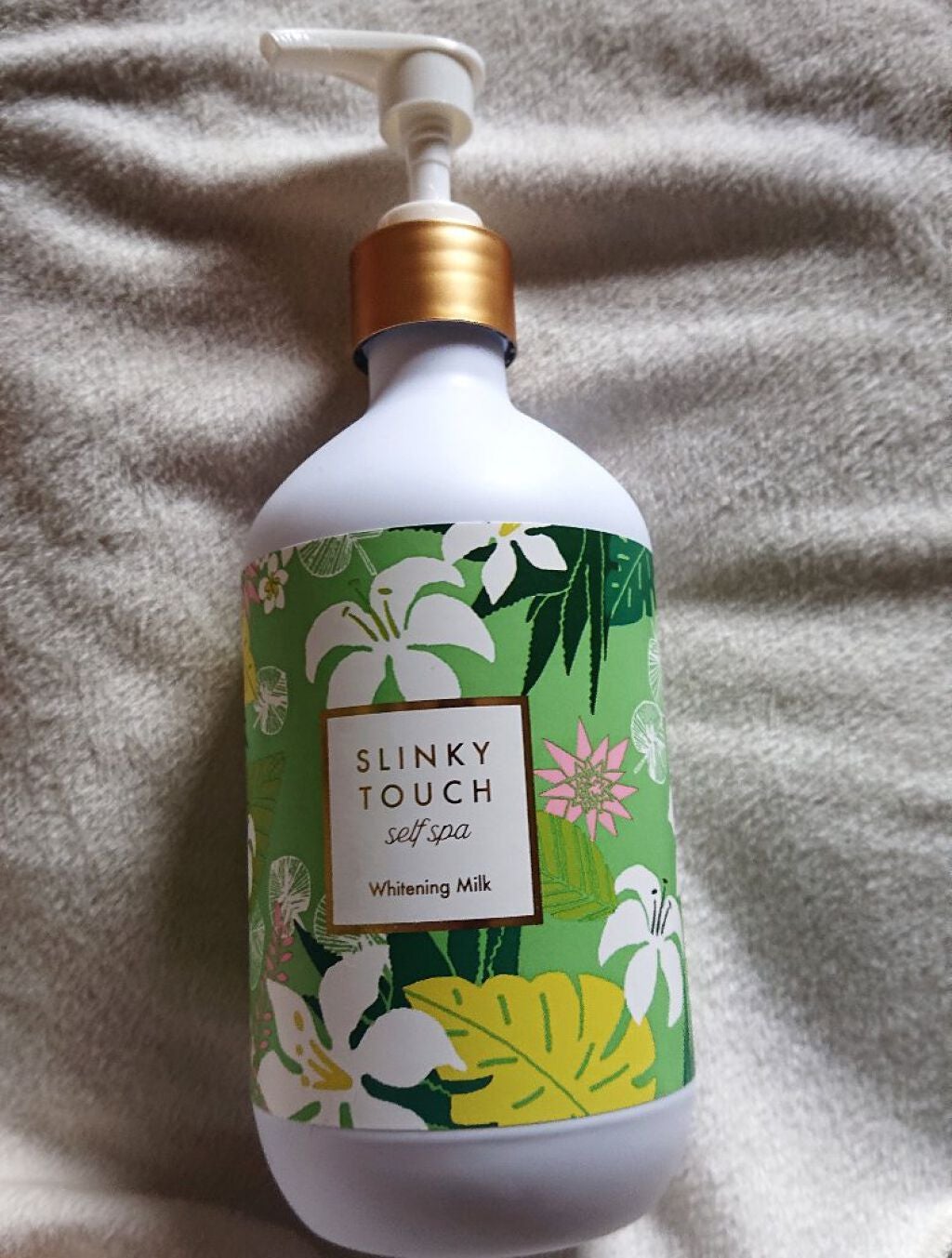 薬用美白ボディミルク/スリンキータッチ セルフスパ/ボディミルクを使ったクチコミ(1枚目)