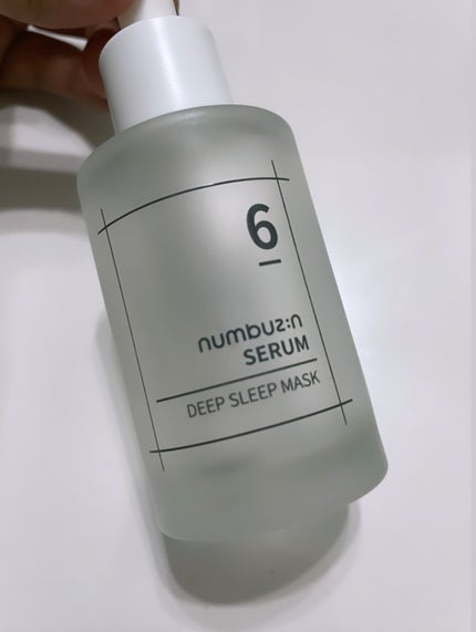 6番  爆睡マスクパックセラム/numbuzin/美容液を使ったクチコミ(1枚目)