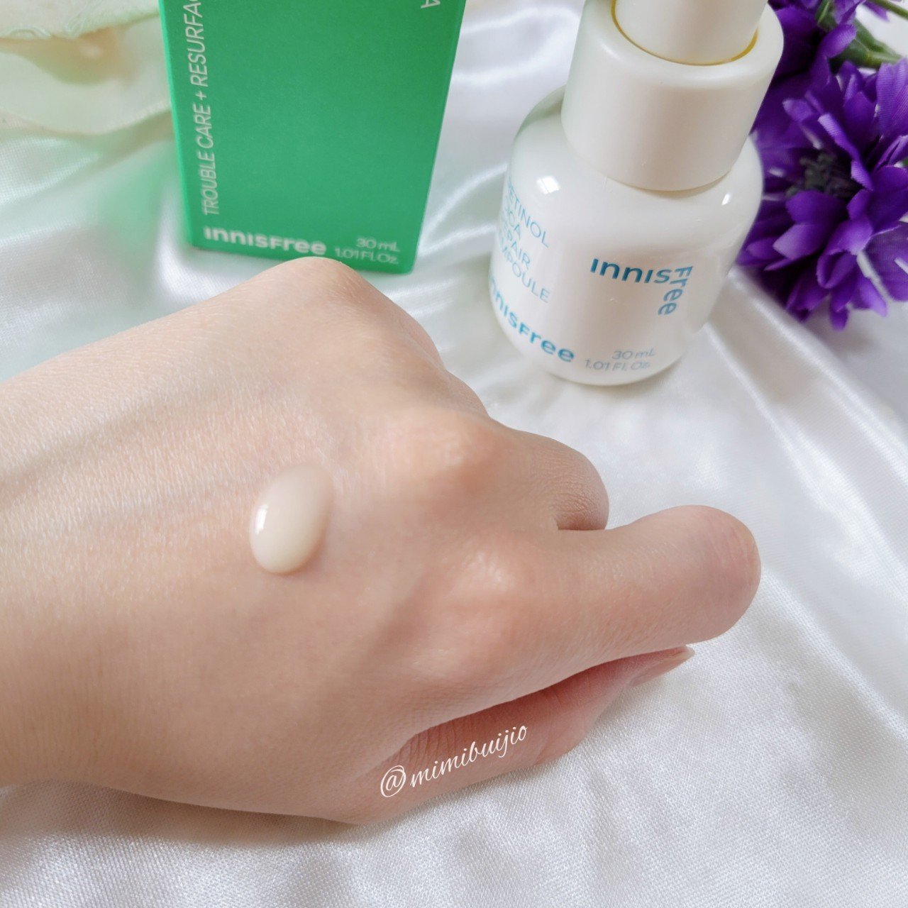 レチノール　シカ　リペア　セラム/innisfree/美容液を使ったクチコミ（2枚目）