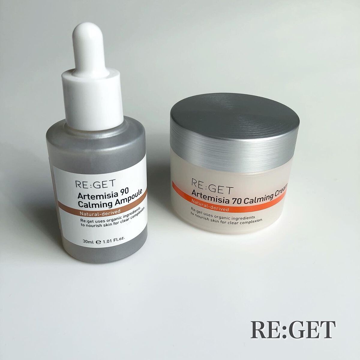 カワラヨモギ90カーミングアンプル/RE:GET/美容液を使ったクチコミ(1枚目)