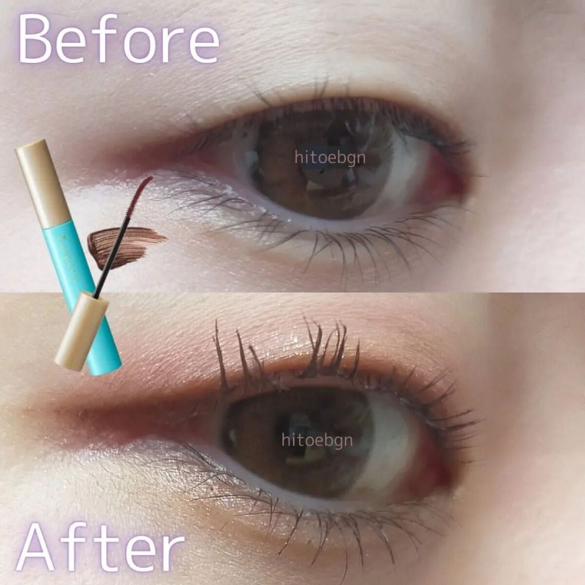 SHIORI@一重メイク on LIPS 「アイプチさんから今年も限定カラーマスカラが登場!2022年は秋..」(6枚目)