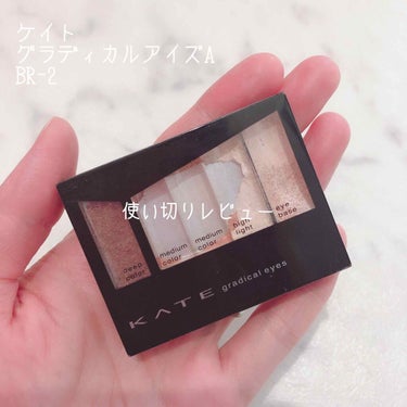 グラディカルアイズA/KATE/パウダーアイシャドウを使ったクチコミ（1枚目）