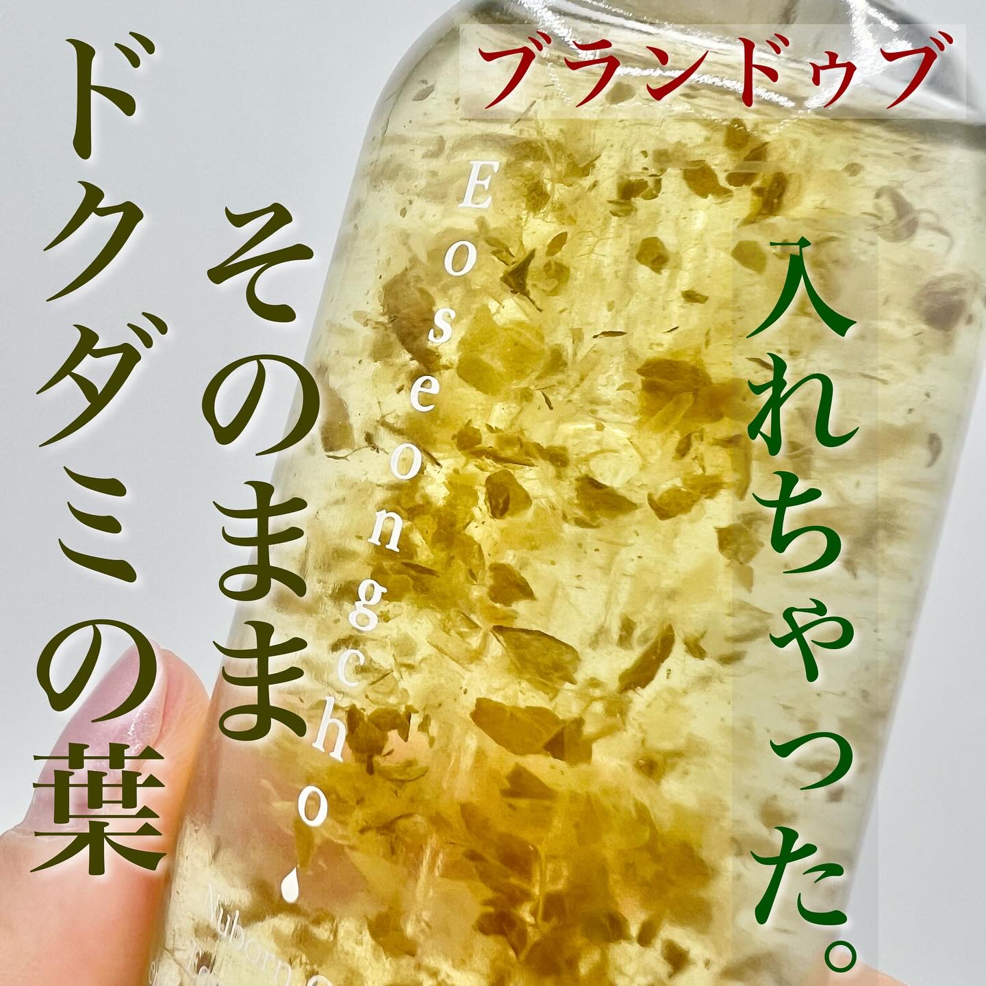 [ブランドゥブ] ヌボンセル ドクダミグリーンエナジーエッセンストナー/BLANC DUBU/化粧水を使ったクチコミ（1枚目）