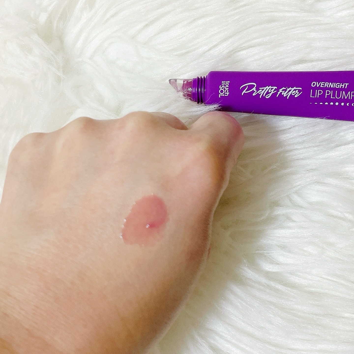 プリティフィルターオーバーナイトリッププランピングマスク/touch in SOL /リップマスクを使ったクチコミ（3枚目）