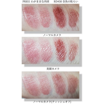 ネンマクフェイク ルージュ/Visée/口紅を使ったクチコミ(3枚目)