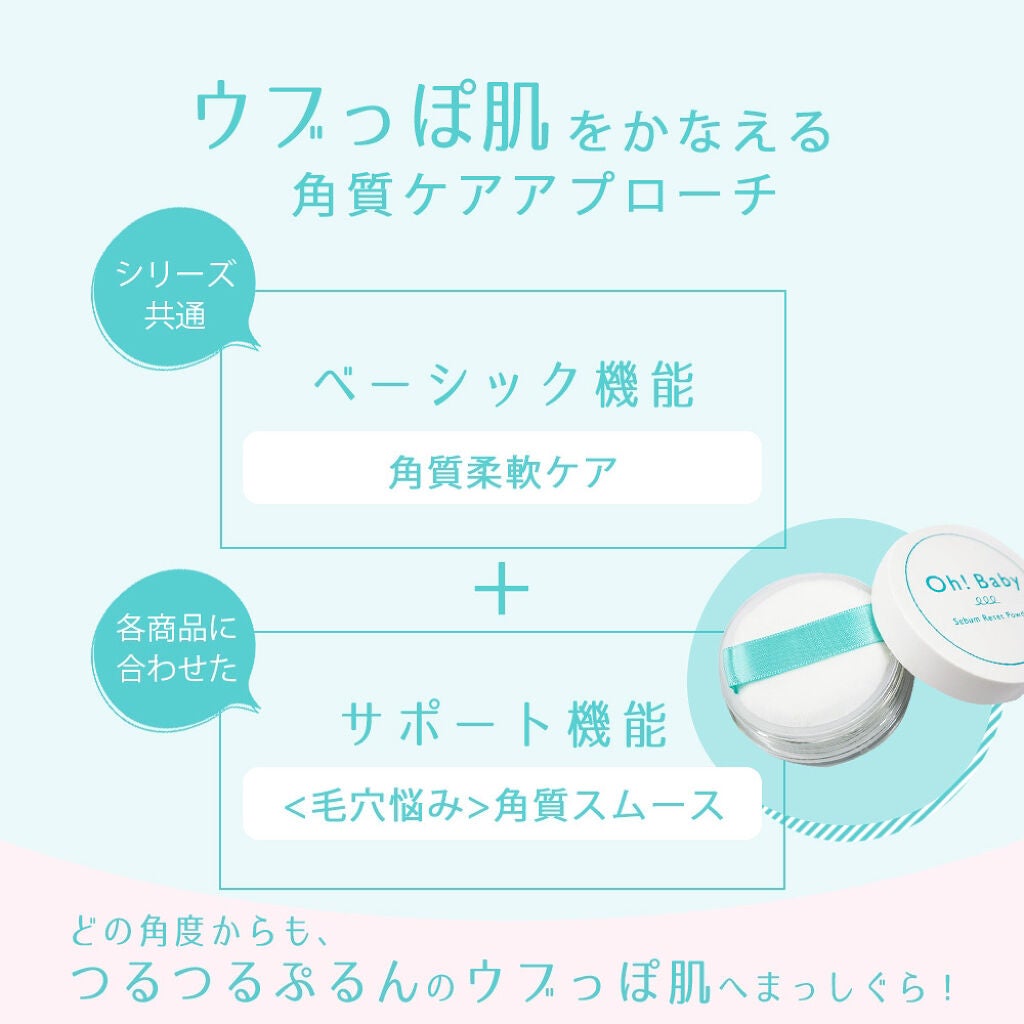 Oh!Baby シーバムリセットパウダー/ハウス オブ ローゼ/ルースパウダーを使ったクチコミ(4枚目)