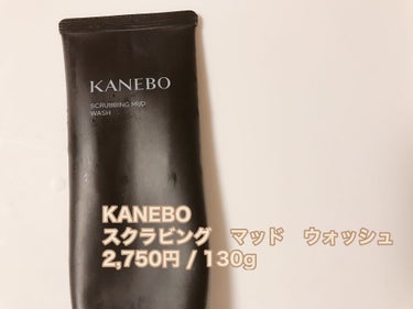 スクラビング　マッド　ウォッシュ/KANEBO/洗顔フォームを使ったクチコミ（1枚目）