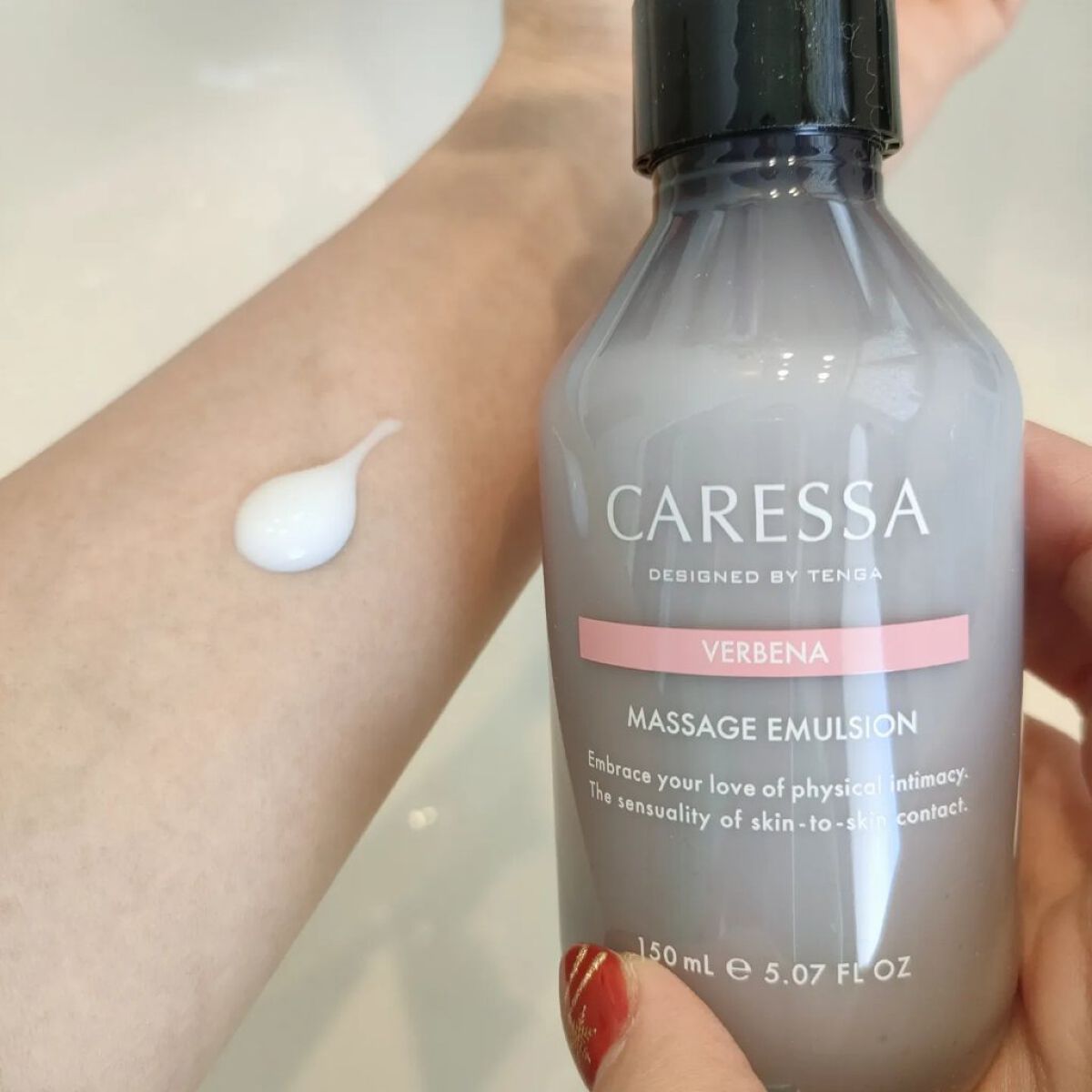 マッサージ エマルジョン（ヴァーベナ）/CARESSA/ボディミルクを使ったクチコミ（3枚目）
