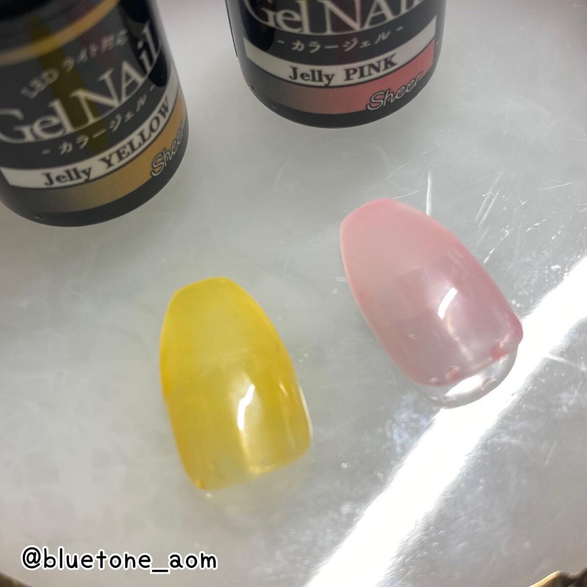 ジェルネイル（ライト対応）/セリア/ジェルネイルを使ったクチコミ（3枚目）