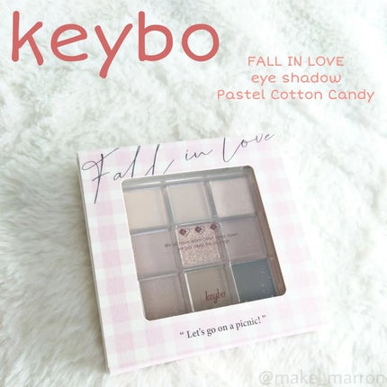 KEYBO FALL IN LOVE SHADOW PALETTE/keybo/アイシャドウパレットを使ったクチコミ(1枚目)