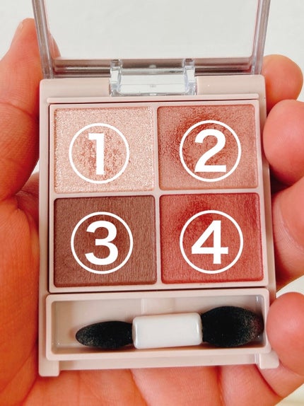 シルキースフレアイズ(マットタイプ)/キャンメイク/アイシャドウパレットを使ったクチコミ(3枚目)