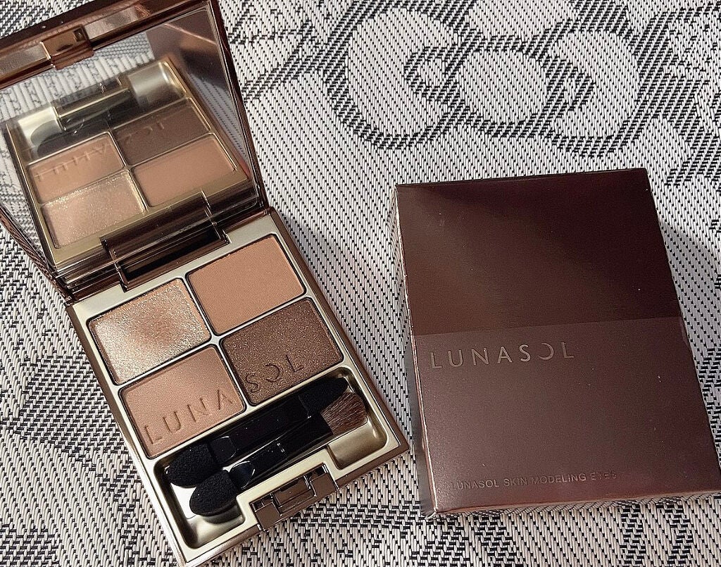 スキンモデリングアイズ/LUNASOL/アイシャドウパレットを使ったクチコミ(1枚目)