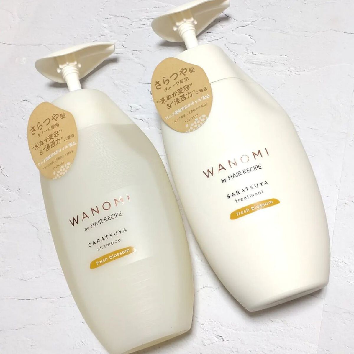 さらつや シャンプー／トリートメント/WANOMI/市販シャンプーを使ったクチコミ（1枚目）