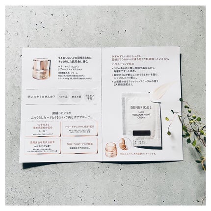 リュクス リブルームナイトクリーム/BENEFIQUE/フェイスクリームを使ったクチコミ(2枚目)