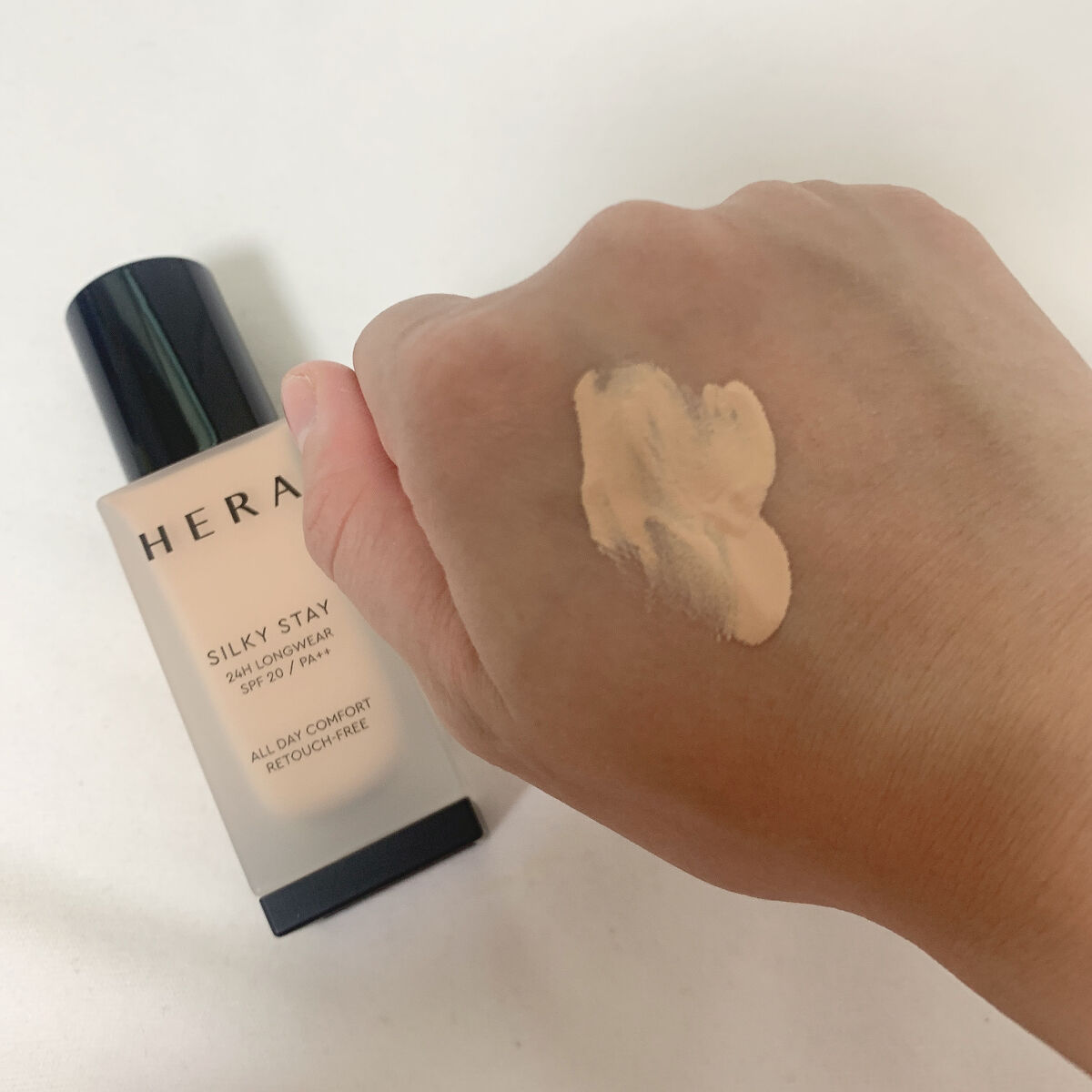 シルキーステイファンデーション/HERA/リキッドファンデーションを使ったクチコミ（2枚目）