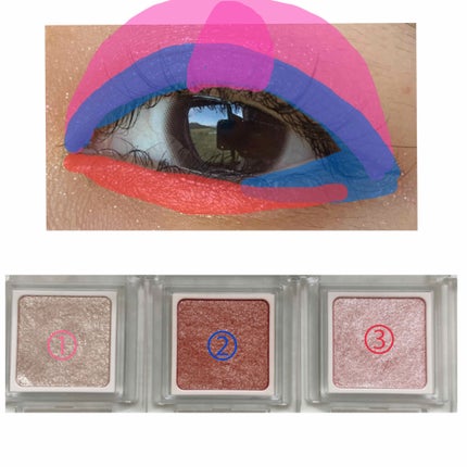 パラドゥ シングルアイシャドウ /パラドゥ/単色アイシャドウを使ったクチコミ(4枚目)