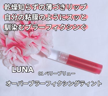 オーバーブラーフィクシングティント/LUNA/口紅・グロス・リップライナーを使ったクチコミ（1枚目）