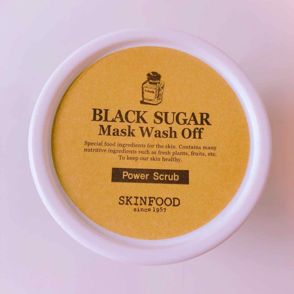 ブラックシュガーマスク ウォッシュオフ/SKINFOOD/洗い流すパック・マスクを使ったクチコミ(1枚目)