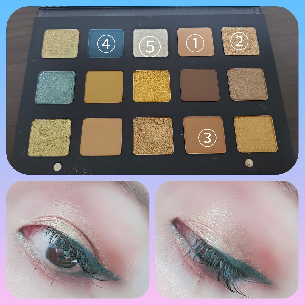  ナターシャ デノナ ゴールド パレット/Natasha Denona/アイシャドウパレットを使ったクチコミ（3枚目）