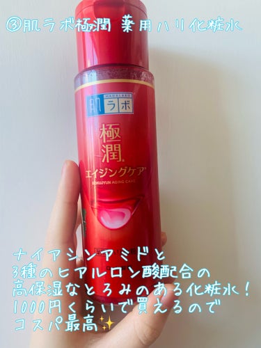 極潤 薬用ハリ化粧水【医薬部外品】/肌ラボ/化粧水を使ったクチコミ（4枚目）