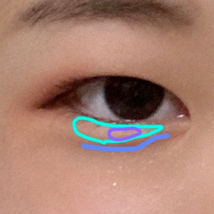 UR GLAM BLOOMING EYE COLOR PALETTE/U R GLAM/アイシャドウパレットを使ったクチコミ(4枚目)