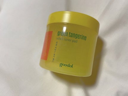 グリーンタンジェリン ビタCダークスポットケアパッド/goodal/トナーパッドを使ったクチコミ(1枚目)