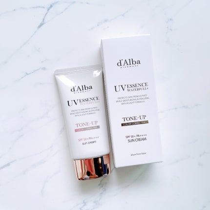 ウォータフルトーンアップサンクリーム/ダルバ/日焼け止めクリームを使ったクチコミ(1枚目)