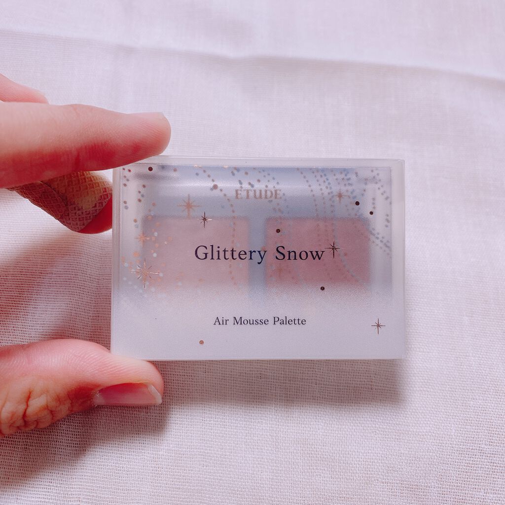 グリッタースノー エアームースアイズパレット/ETUDE/アイシャドウパレットを使ったクチコミ（1枚目）