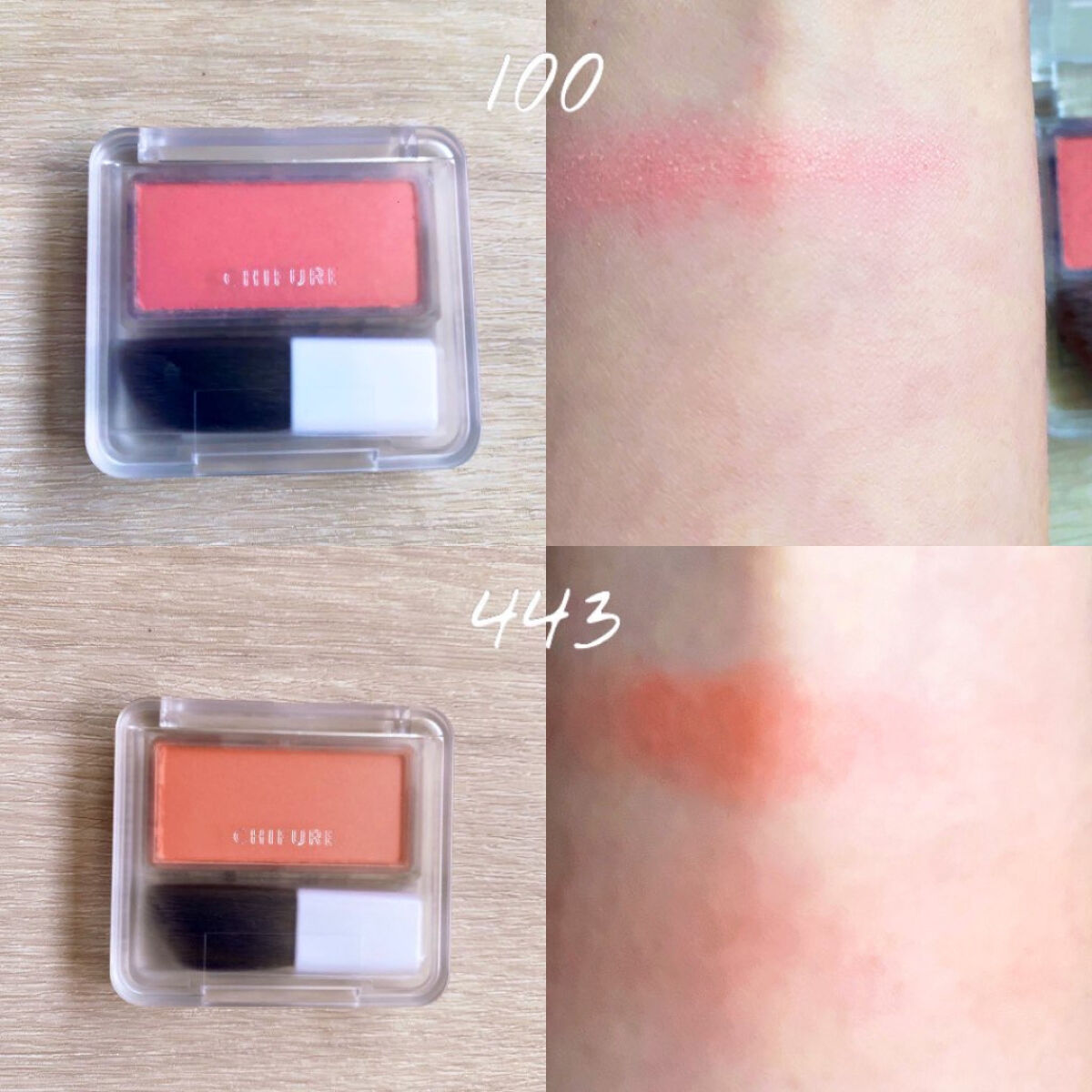 パウダー チーク 271 ローズ系/ちふれ/パウダーチークを使ったクチコミ（2枚目）